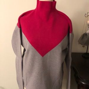 SOLD! Cynthia Rowley Fuchsia and Gray Sweater 🎉